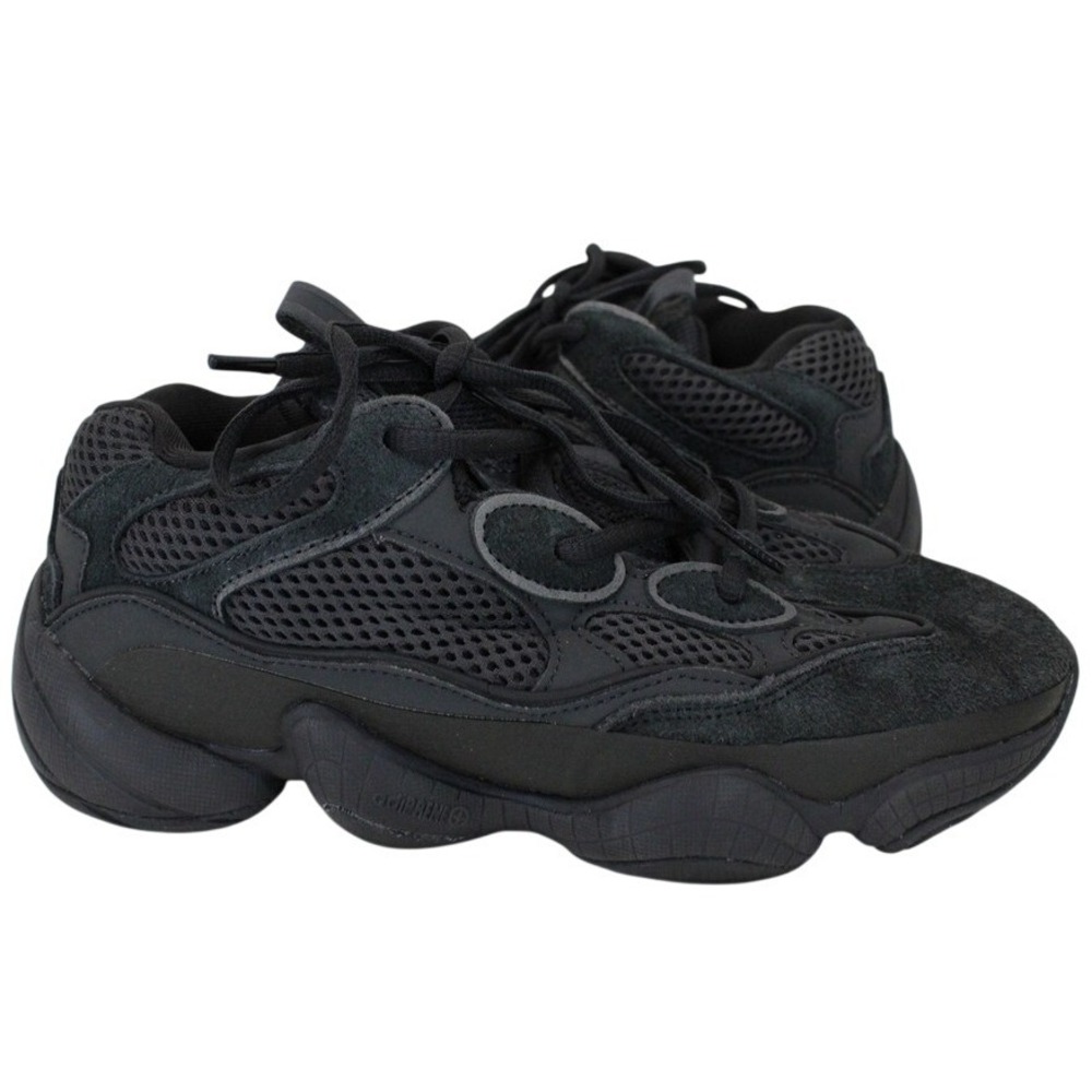 Adidas Yeezy 500 Utility Black Sneakers F36640 Mens 6.5 Womens 8 Low Top Shoes